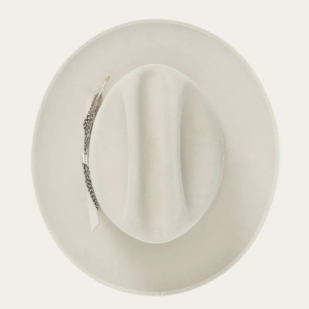 Stetson 1865 Distressed Open Road Royal Deluxe Silverbelly Discount