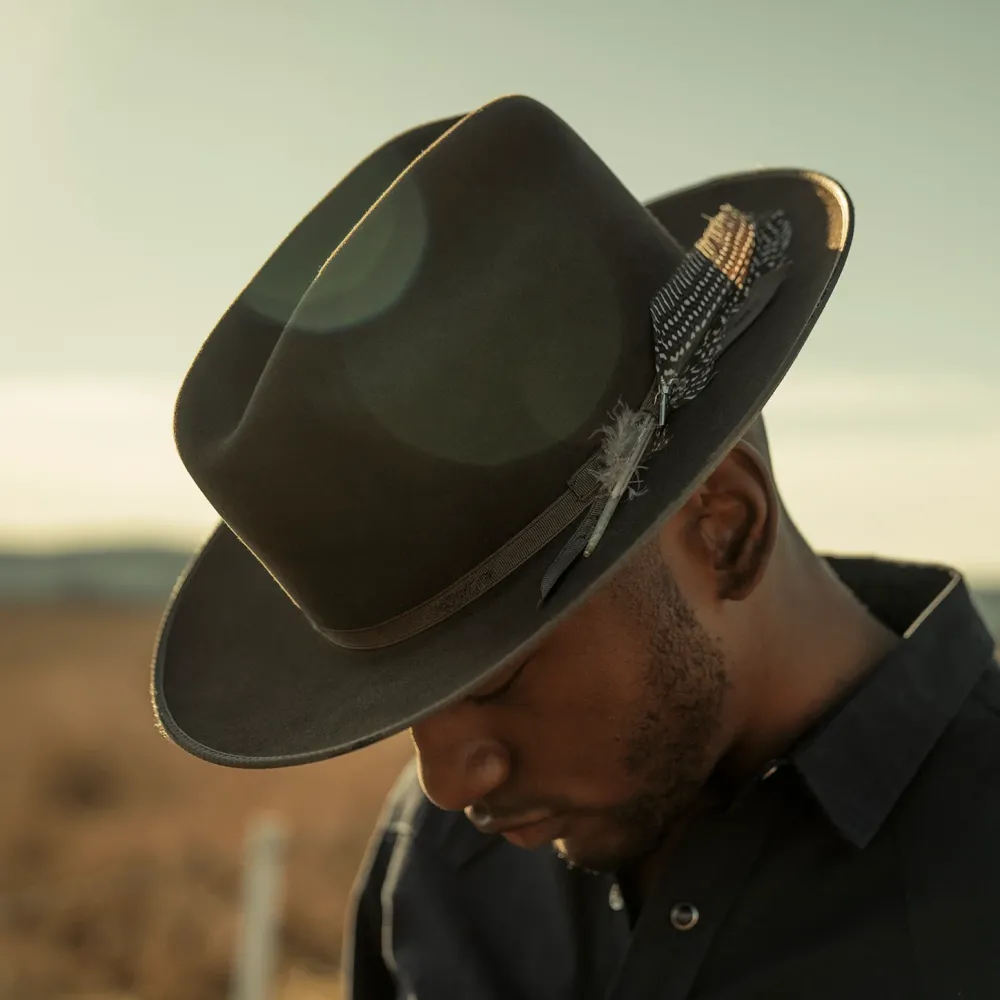 Stetson 1865 Distressed Open Road Royal Deluxe Walnut Best