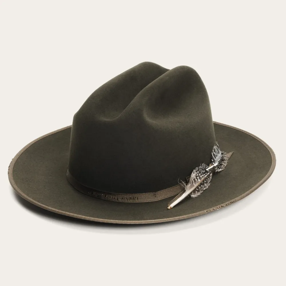 Stetson 1865 Distressed Open Road Royal Deluxe Silverbelly Clearance