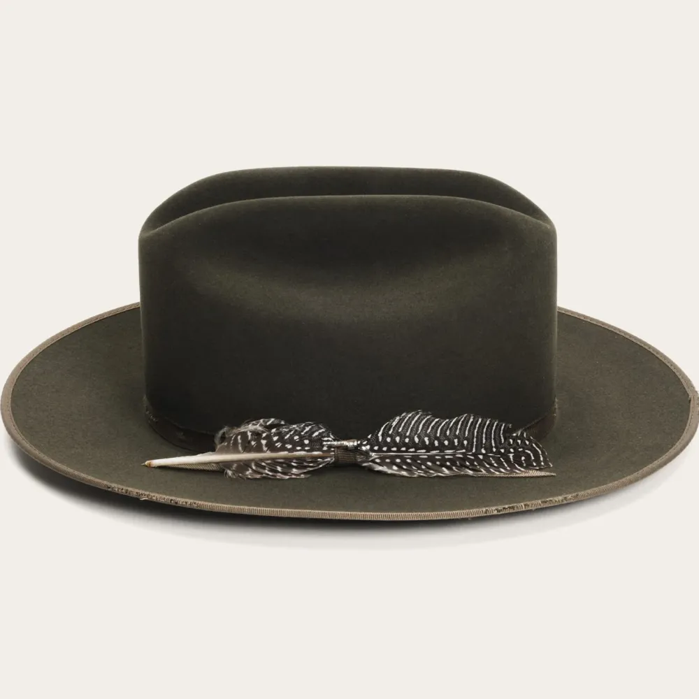 Stetson 1865 Distressed Open Road Royal Deluxe Silverbelly Clearance