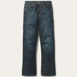 Stetson 1312 Fit Jeans With a Pieced Back Pocket Blue Sale