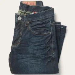 Stetson 1312 Fit Jeans With a Pieced Back Pocket Blue Sale