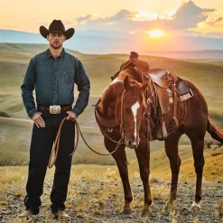 Stetson 1520 Fit Standard Straight Leg Jean Blue Online