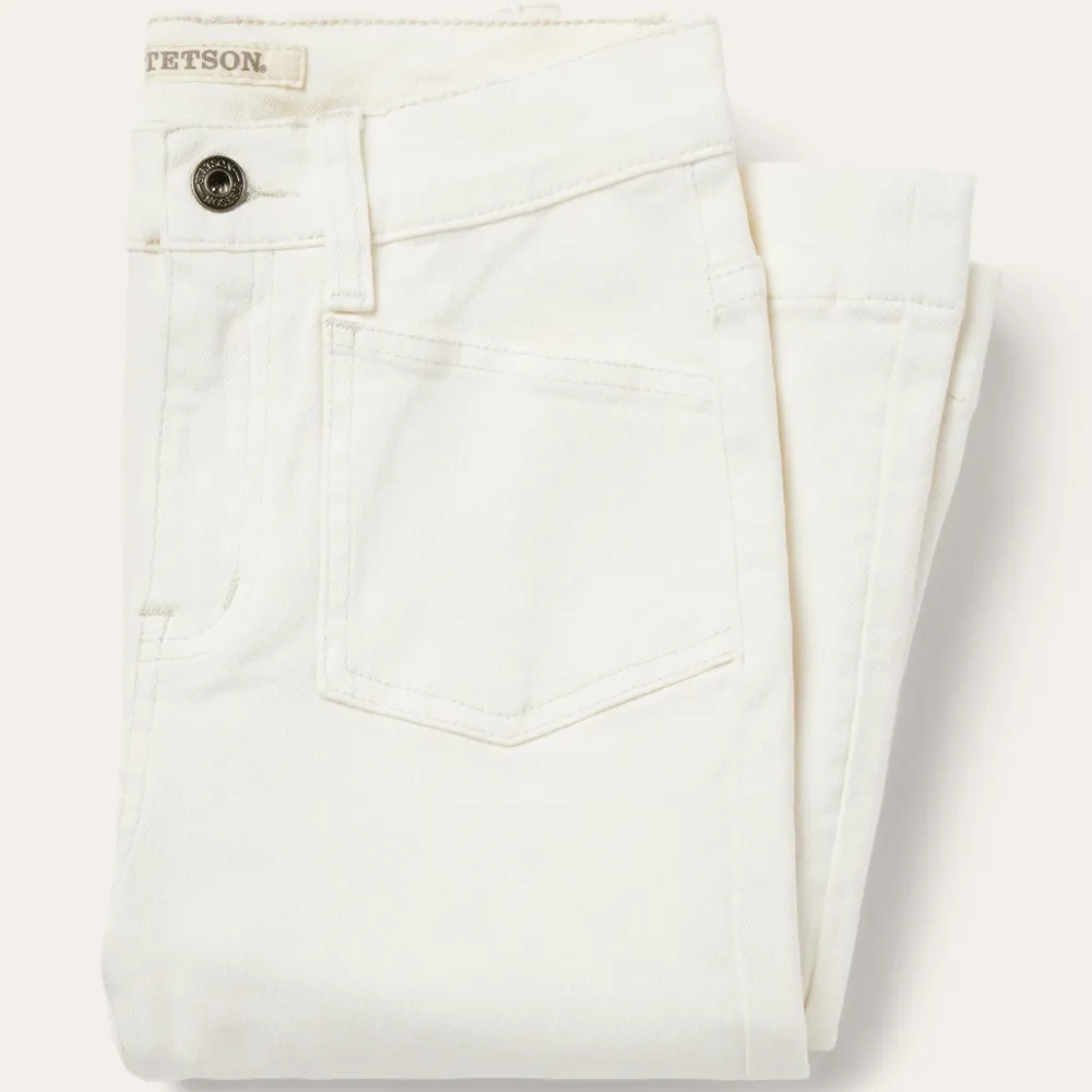 Stetson 921 High Rise Flare Fit Jean White Best