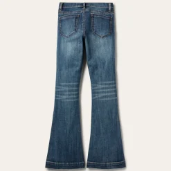 Stetson 921 High Rise Flare Jeans Blue Outlet