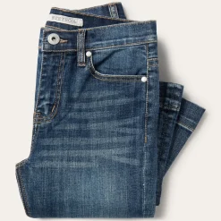 Stetson 921 High Rise Flare Jeans Blue Outlet