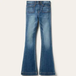 Stetson 921 High Rise Flare Jeans Blue