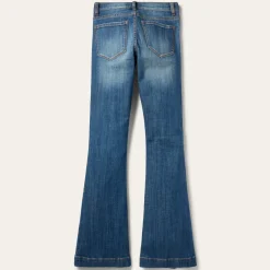 Stetson 921 High Rise Flare Jeans Blue