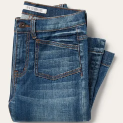 Stetson 921 High Rise Flare Jeans Blue