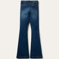 Stetson 921 High Rise Flare Jeans Blue Outlet