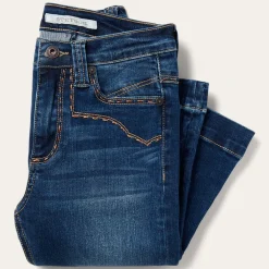 Stetson 921 High Rise Flare Jeans Blue Outlet