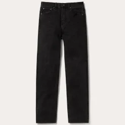 Stetson 915 High Rise Straight Fit Crop Jeans Black Best