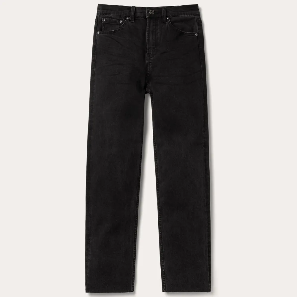 Stetson 915 High Rise Straight Fit Crop Jeans Black Best