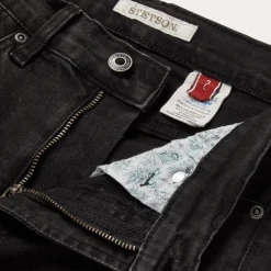 Stetson 915 High Rise Straight Fit Crop Jeans Black Best