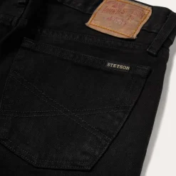 Stetson 1120 Slim Fit Standard Straight Leg Jean Black Sale