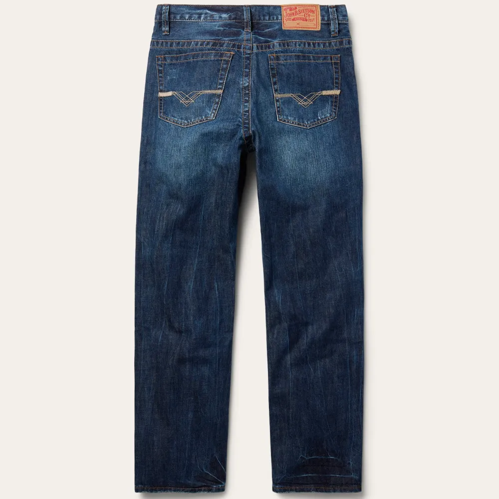 Stetson 1520 Standard Fit Jeans Blue Hot