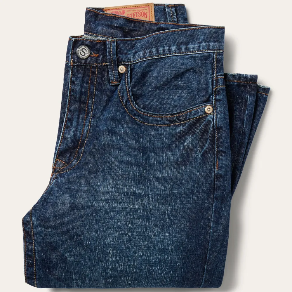 Stetson 1520 Standard Fit Jeans Blue Hot