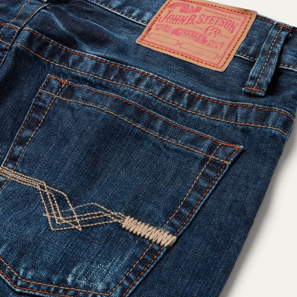 Stetson 1520 Standard Fit Jeans Blue Hot