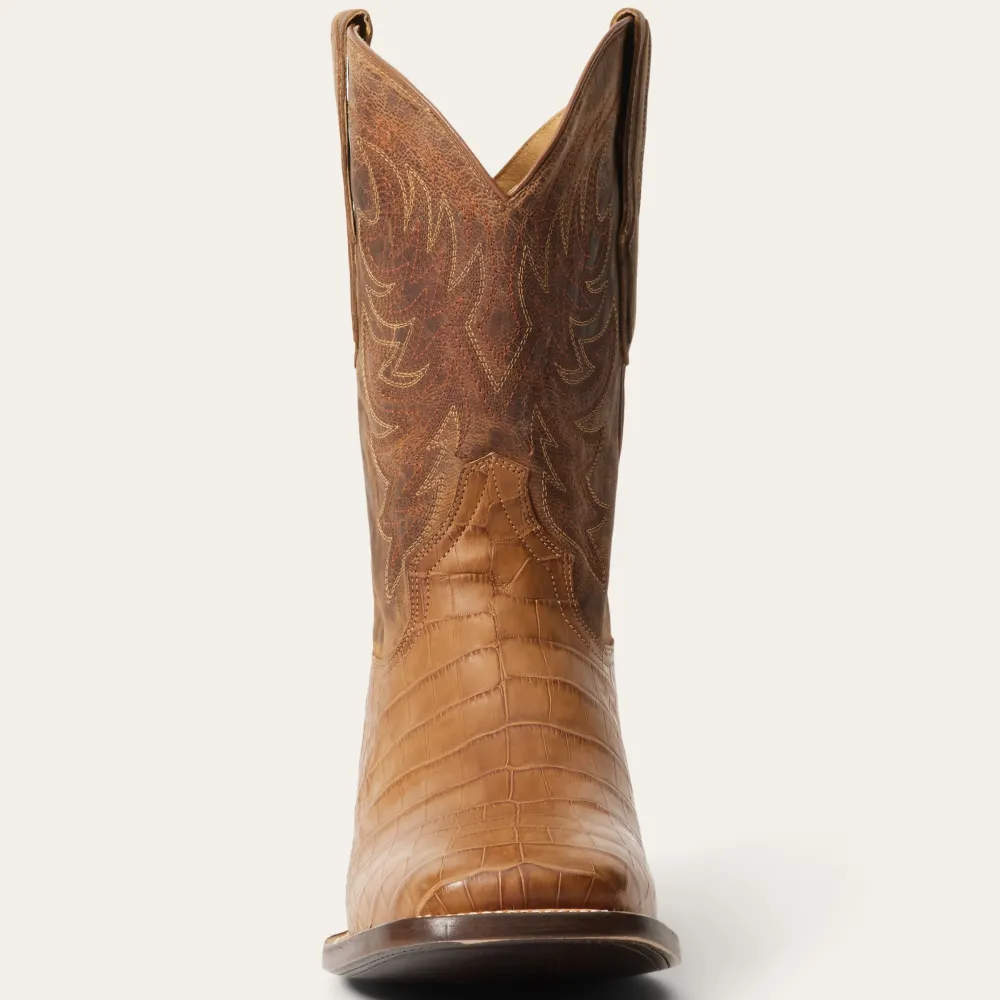 Stetson Aces Alligator Boots Brown Discount