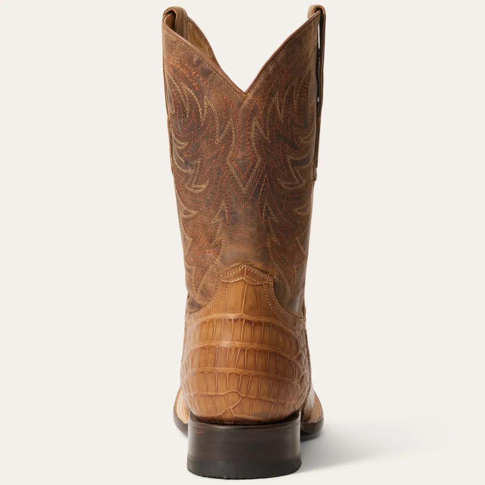 Stetson Aces Alligator Boots Brown Discount