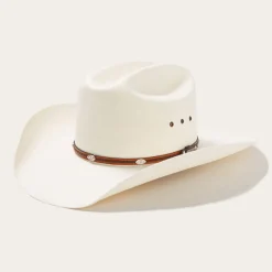 Stetson Alamo 8X Straw Cowboy Hat Natural Clearance