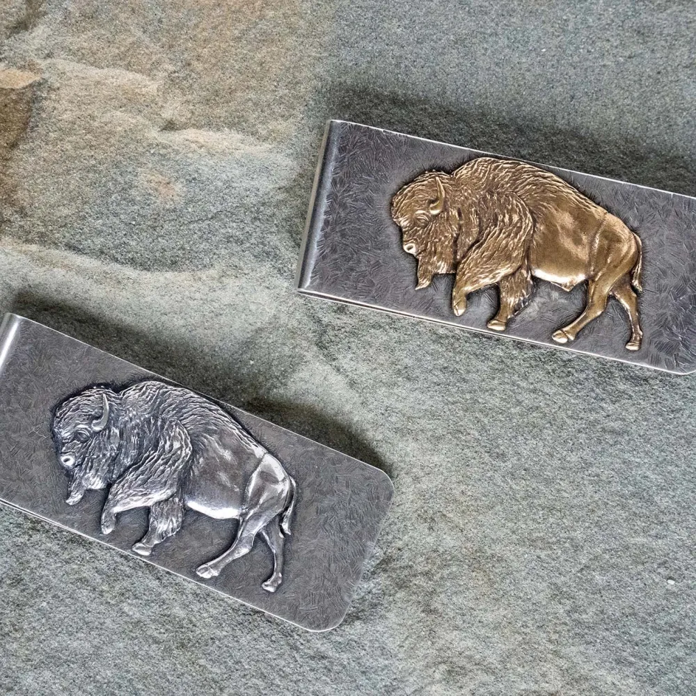 Stetson American Buffalo Money Clip Sterling Silver Best