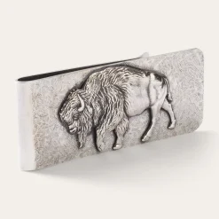 Stetson American Buffalo Money Clip Sterling Silver Hot