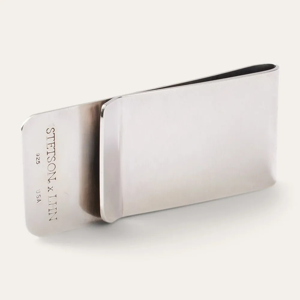 Stetson American Buffalo Money Clip Sterling Silver Hot