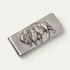 Stetson American Buffalo Money Clip Sterling Silver Hot