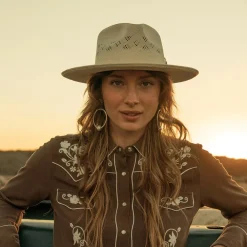 Stetson Andromeda Vented Straw Fedora Natural Best