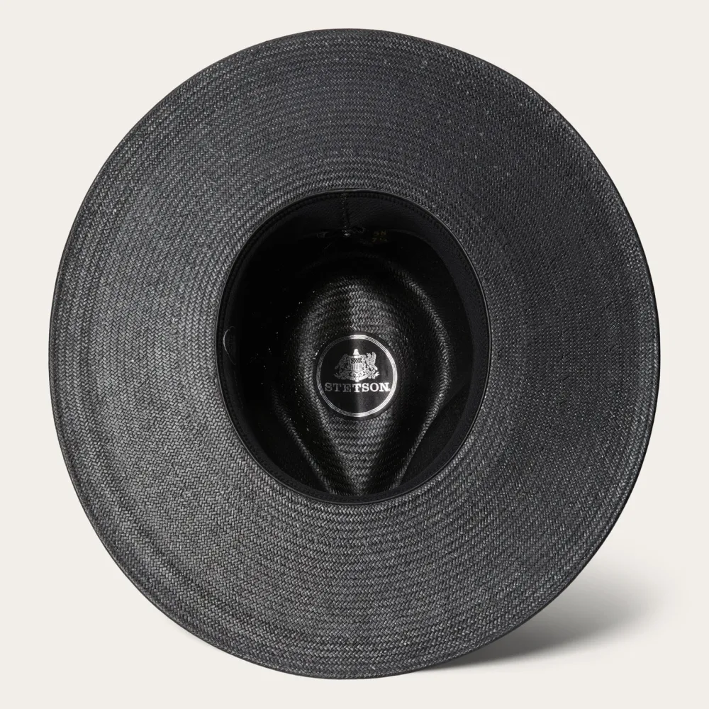 Stetson Atacama Straw Fedora Black Best