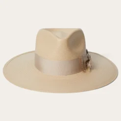 Stetson Atacama Straw Fedora Black Sale