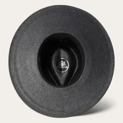 Stetson Atacama Straw Fedora Black New