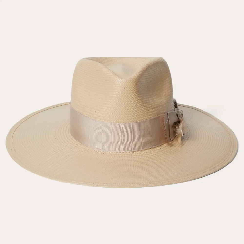 Stetson Atacama Straw Fedora Black New