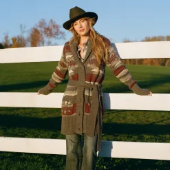 Stetson Aztec Belted Cardigan Multi Outlet