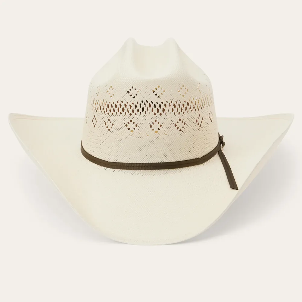 Stetson Baker 10X Straw Cowboy Hat Natural Hot