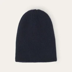 Stetson Beanie Reversible Merino Wool Navy/Blue