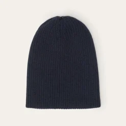 Stetson Beanie Reversible Merino Wool Navy/Blue