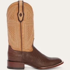 Stetson Beaumont Shark Cowboy Boot Brown Sale