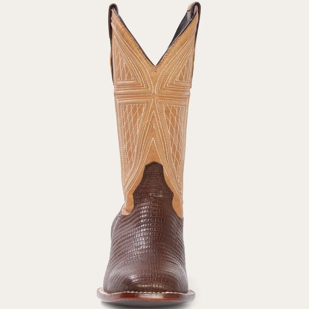 Stetson Beaumont Shark Cowboy Boot Brown Sale