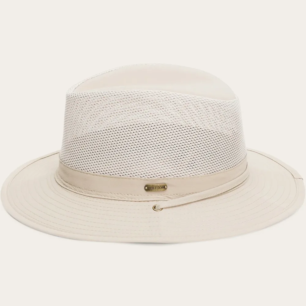 Stetson Berghund 'No Fly Zone' Mesh Hat Khaki