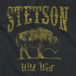 Stetson Bison Graphic Tee Black Best