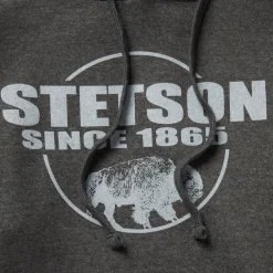Stetson Bison Hoodie Grey Best