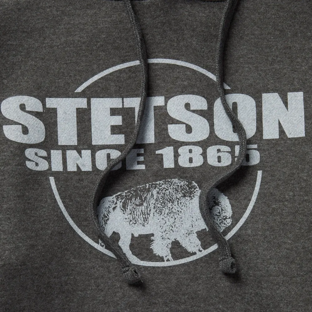 Stetson Bison Hoodie Grey Best