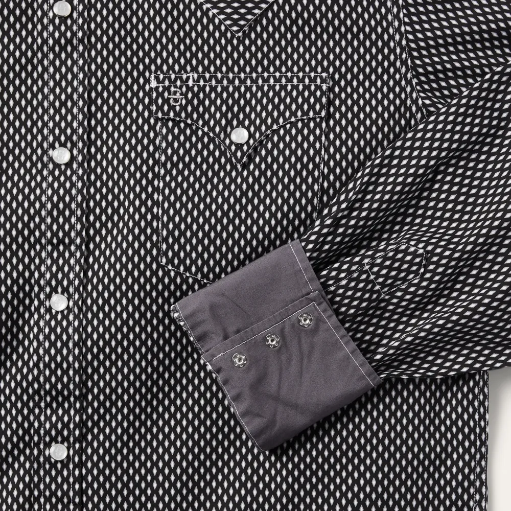 Stetson Diamond Shirt Black