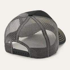 Stetson Embroidered 1865 Trucker Cap Black New