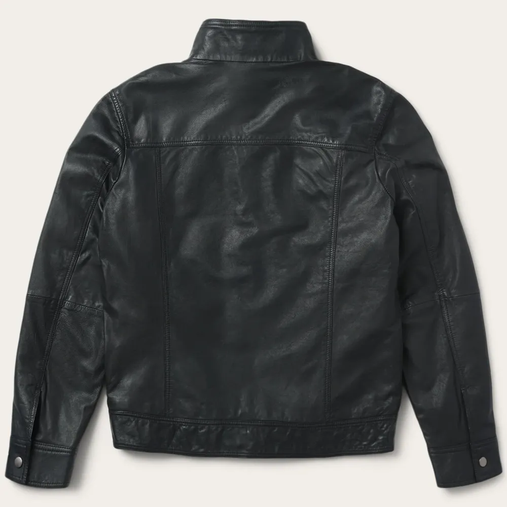 Stetson Leather Jacket Black Best