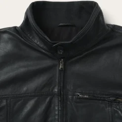 Stetson Leather Jacket Black Best