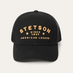 Stetson Western Patch Trucker Cap Black Outlet