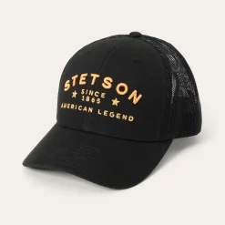 Stetson Western Patch Trucker Cap Black Outlet